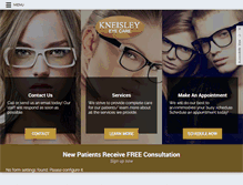Tablet Screenshot of kneisleyeye.com